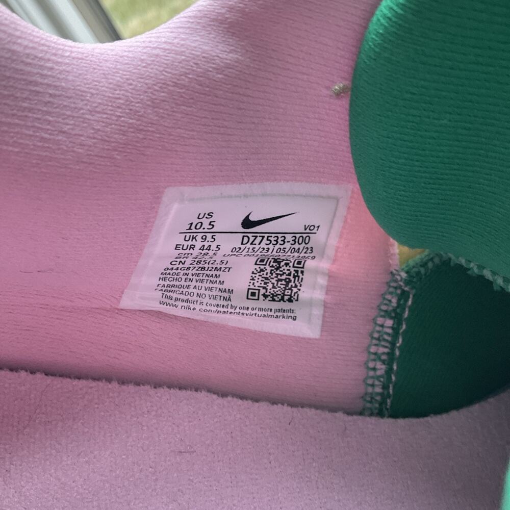 Nike Giannis Immortality 3 “5 The Hard Way” Men’s Size 10.5 green pink Shoes - Picture 3 of 16